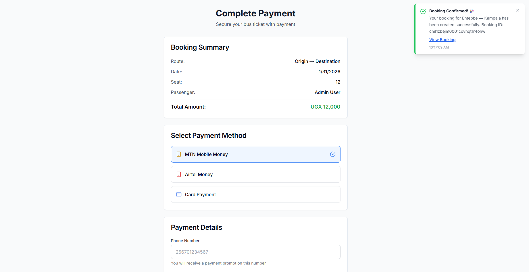 Payment Integration
